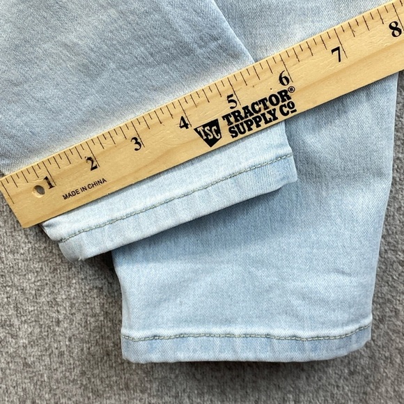 Free People light wash skinny jeans size 27 wardrobe basics bodycon boho - Picture 6 of 9